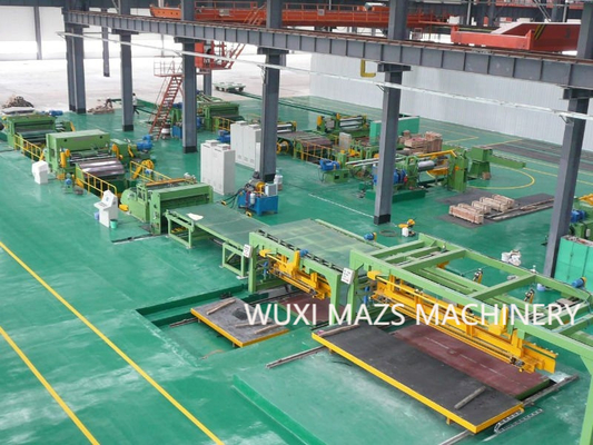Automatisierung MAs 4X1800mm für Edelstahl-Schnitt – Zu-lange schwärzende Linien mit Hoch-Präzision