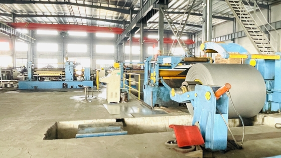0.2mm galvanisierten Stahlblech-Spulen-Schneidemaschine Wechselstrom 22KW