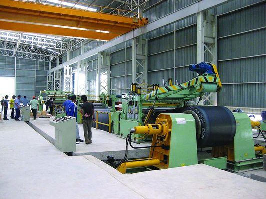 Drei Blech-Slitter-Maschine der Schritt-20m/min 2000mm